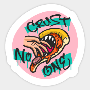 Crust No One Sticker